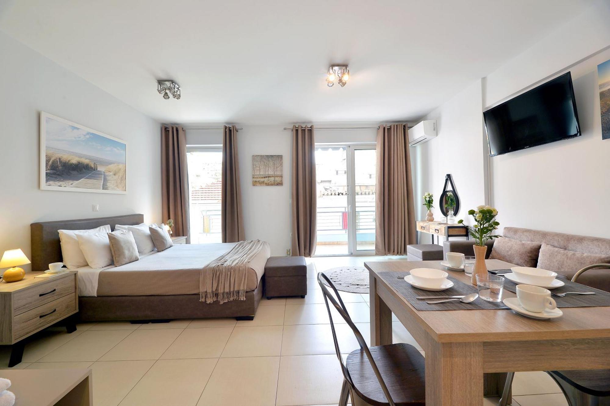 Alekos Apartments 1 Νetflix Athena Ruang foto