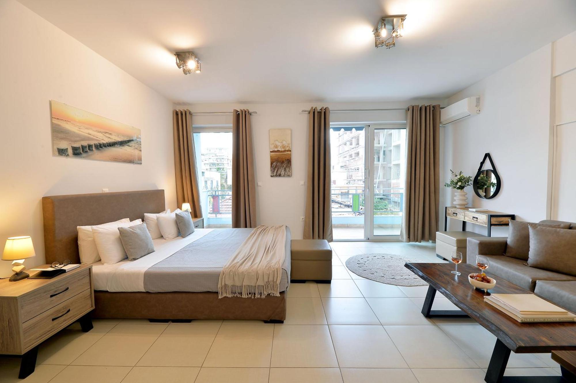 Alekos Apartments 1 Νetflix Athena Ruang foto