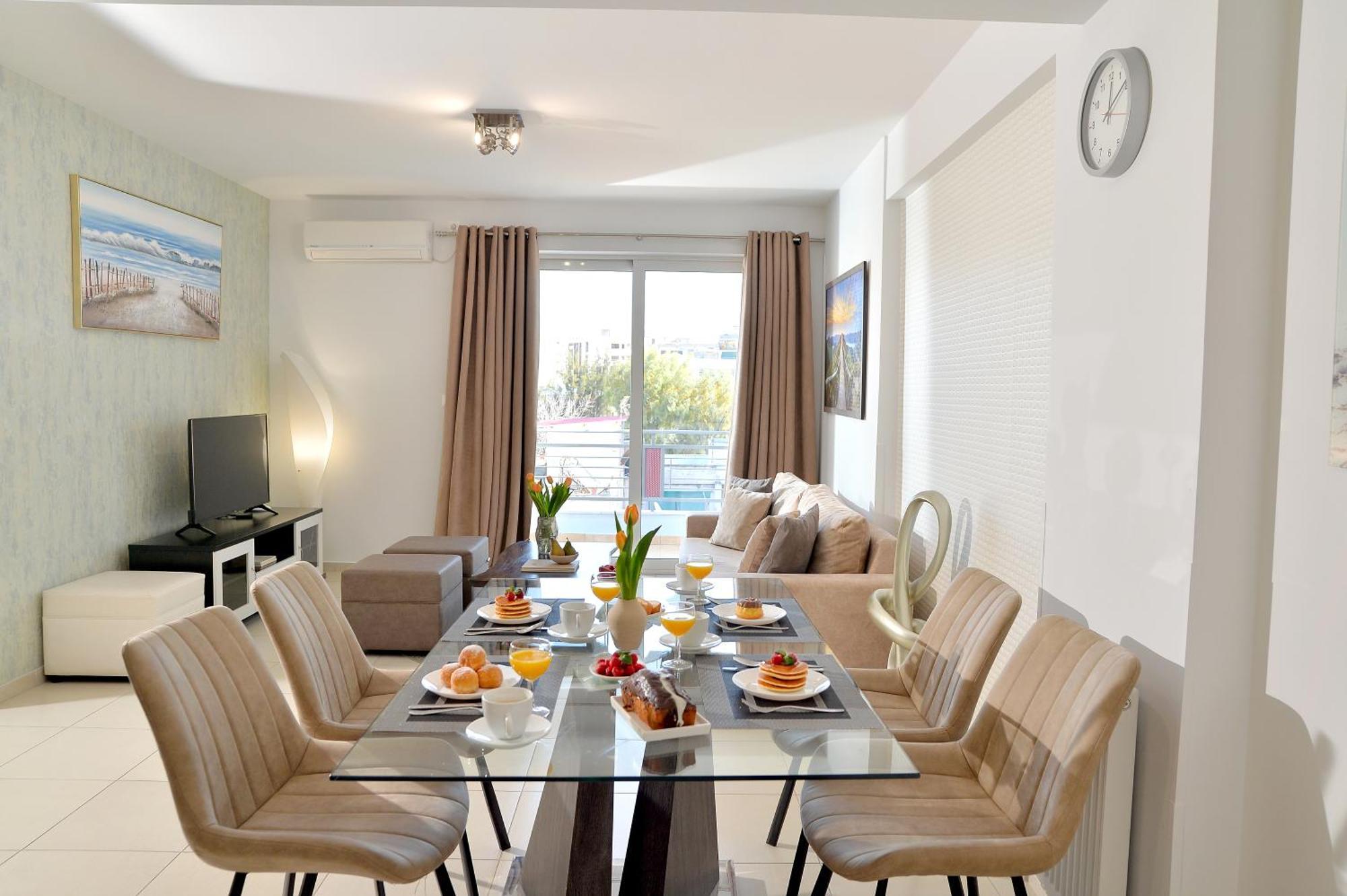 Alekos Apartments 1 Νetflix Athena Ruang foto